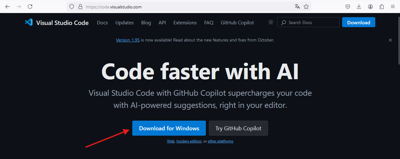 Visual Studio Code Website